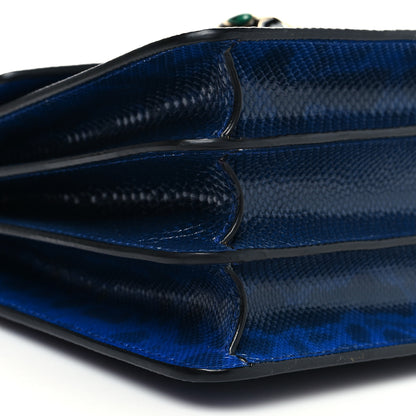 Bulgari Shiny Karung Serpenti Forever Top Handle Dark Blue 9 of 10