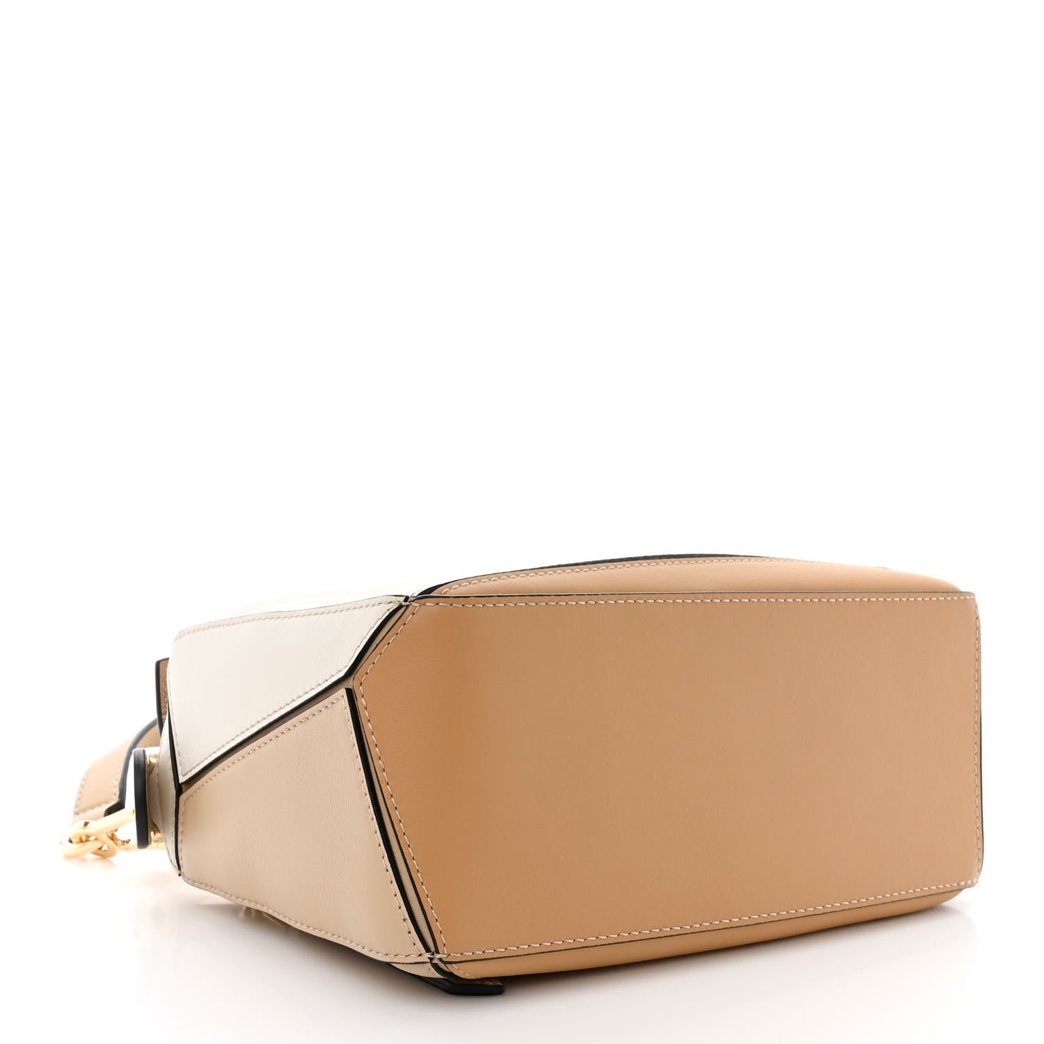 Loewe Calfskin Small Puzzle Bag Dusty Beige Soft White 4 of 10