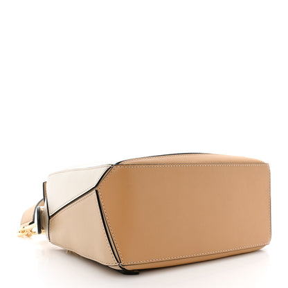 Loewe Calfskin Small Puzzle Bag Dusty Beige Soft White 4 of 10