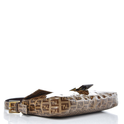 Fendi Vinyl Zucchino Baguette Tobacco 4 of 11