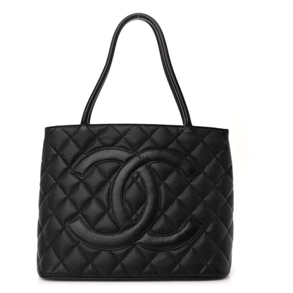 Chanel Caviar Quilted Medallion Tote Black 1 of 10