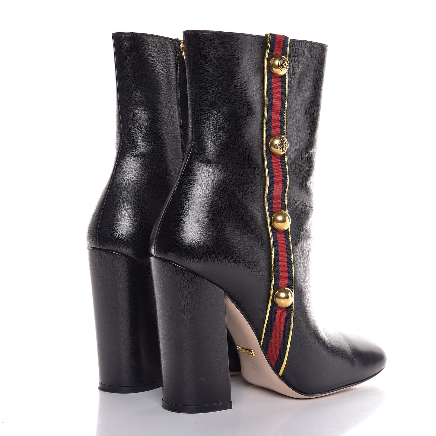 Malaga Kid Web Carly Mid Calf Boots 38.5 Black