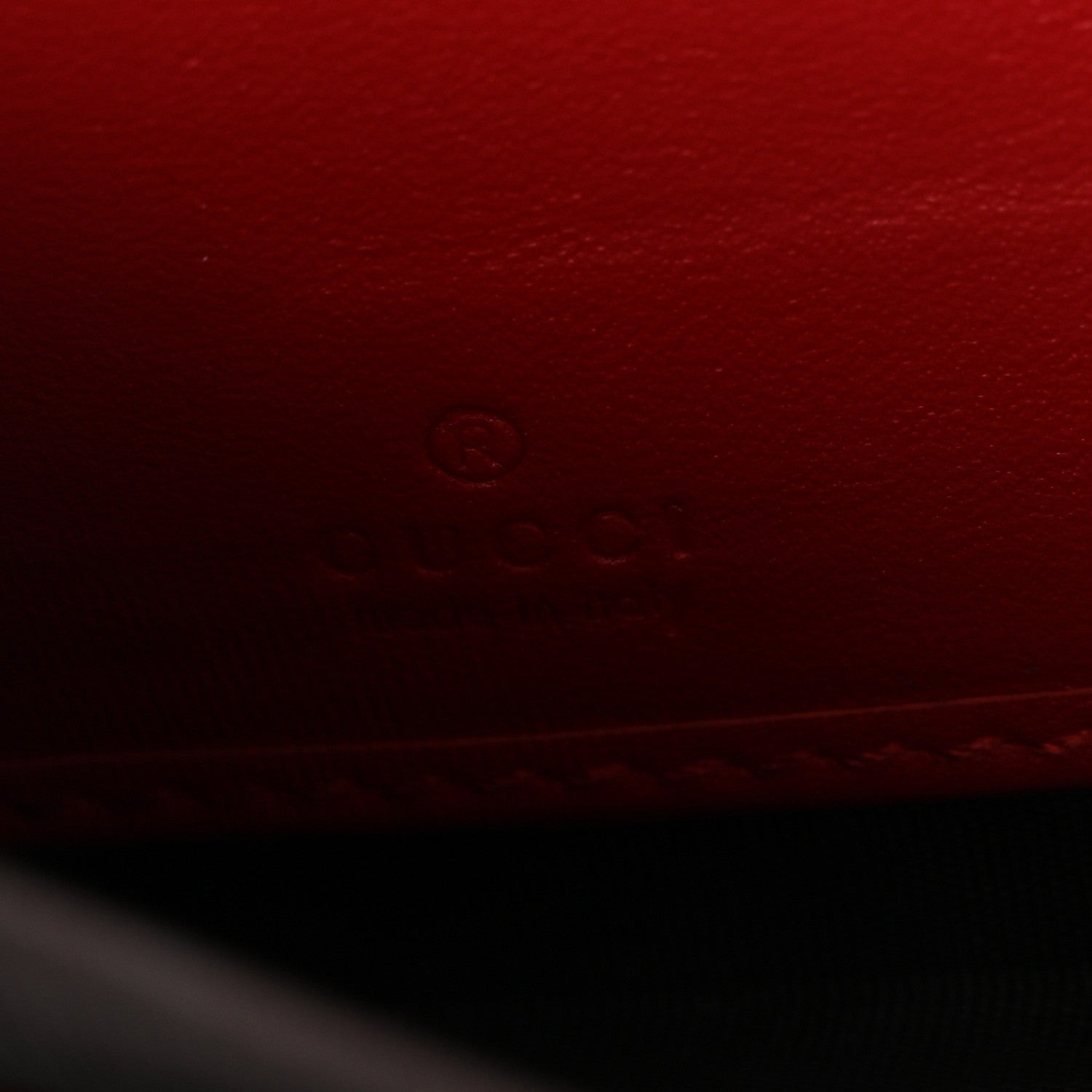 Gucci Calfskin Sylvie Zip Around Wallet Hibiscus Red 6 of 9