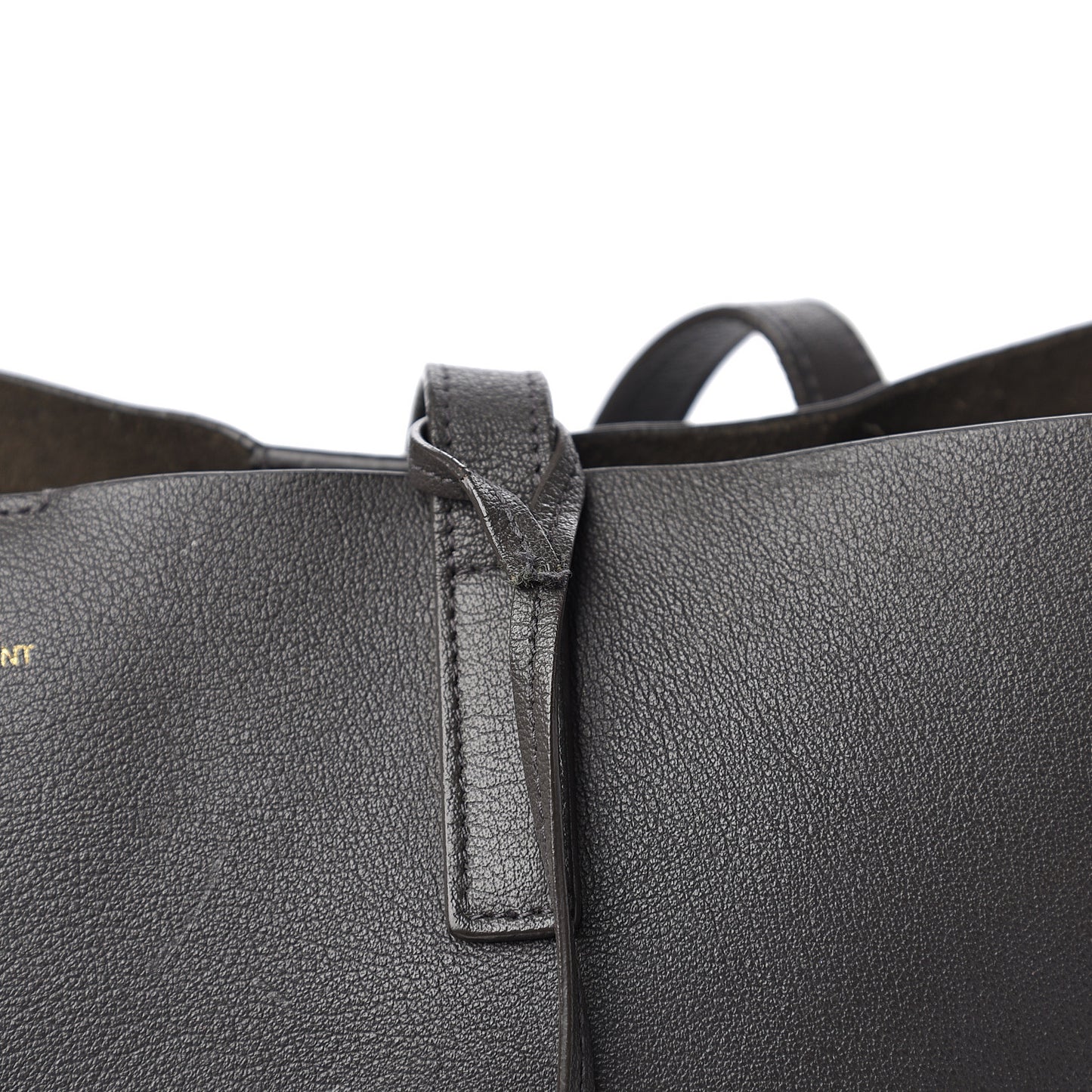 Calfskin Large Shopping Tote Dark Grey