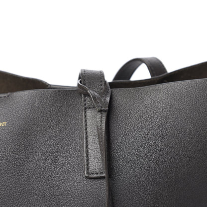 Saint Laurent Calfskin Large Shopping Tote Dark Grey 7 of 18