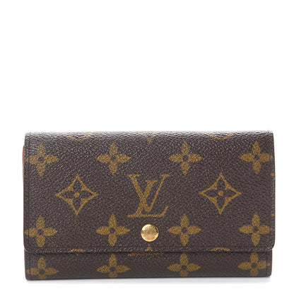 Louis Vuitton Monogram Porte-Monnaie Tresor Wallet 1 of 5