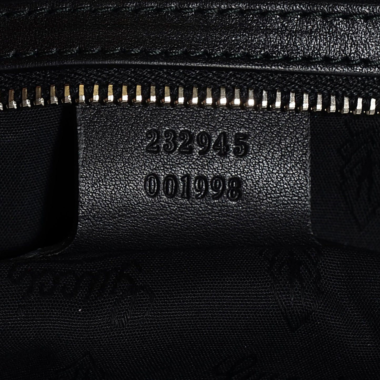 Guccissima Large GG Twins Hobo Black