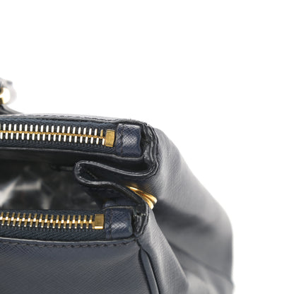 Prada Saffiano Small Galleria Double Zip Tote Bluette 21 of 22