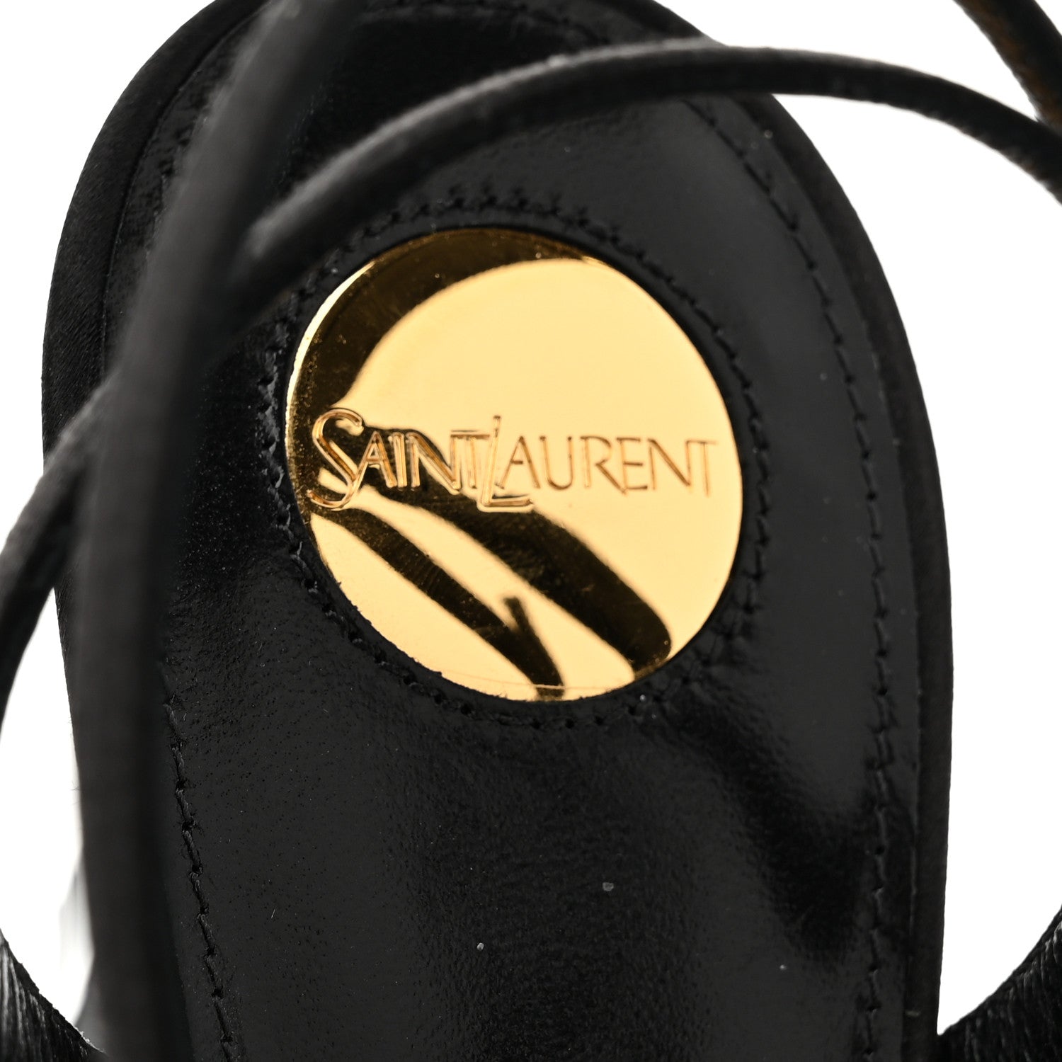 Saint Laurent Satin Crepe Aimee 75 Slingback Pumps 41 Black 7 of 10