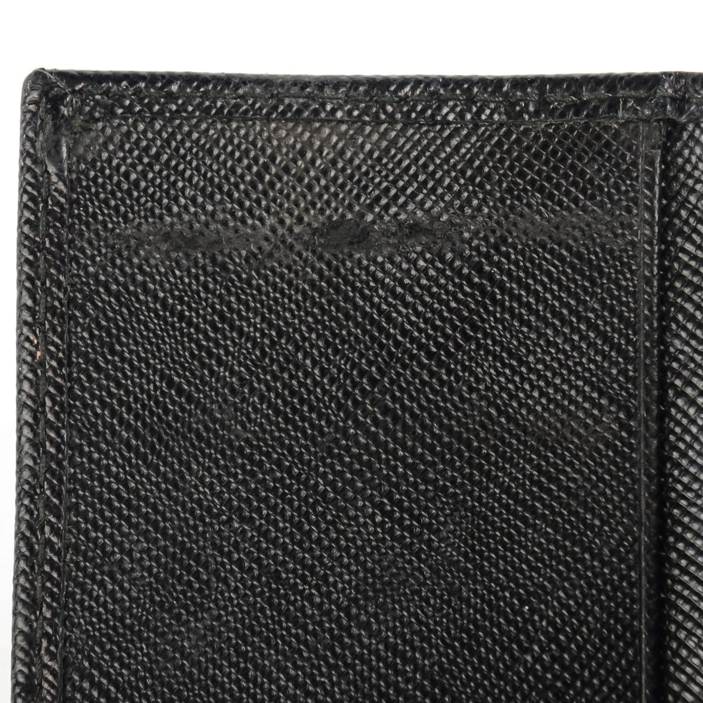 Saffiano Metal 6 Key Holder Nero Black