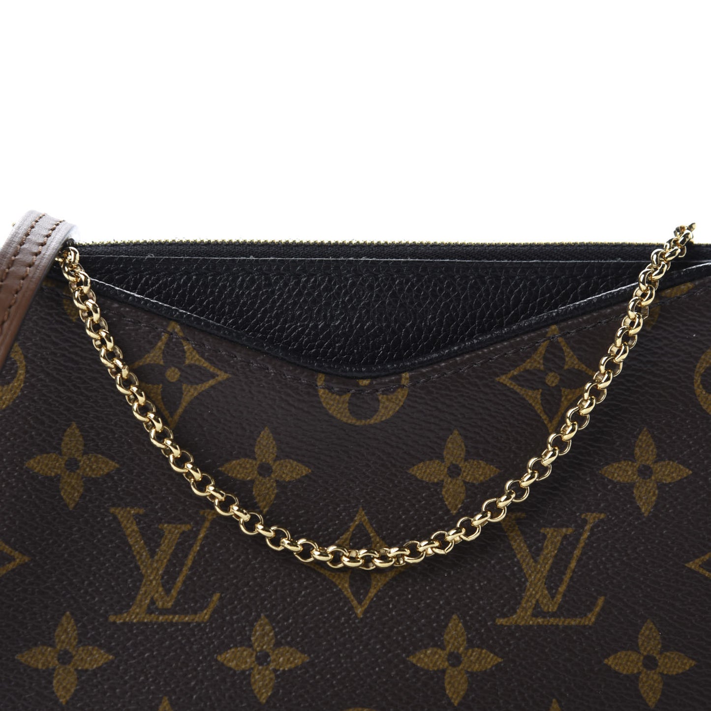 Monogram Pallas Clutch Black