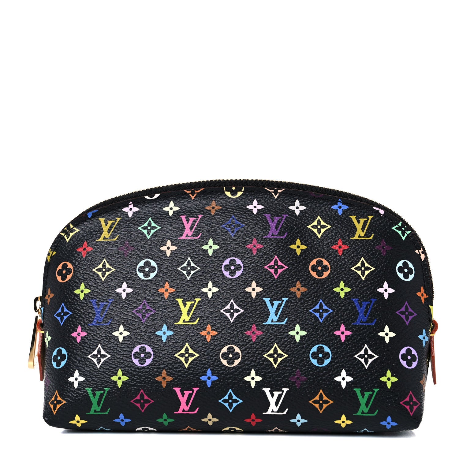 Louis Vuitton Monogram Multicolor Cosmetic Pouch Black Grenade 1 of 10