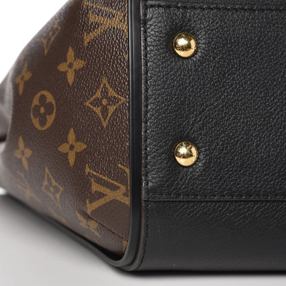 Louis Vuitton Calfskin Monogram Kimono Tote Black 7 of 8