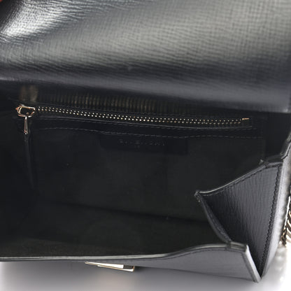 Givenchy Textured Calfskin Mini Pandora Box Chain Crossbody Bag Black 5 of 9