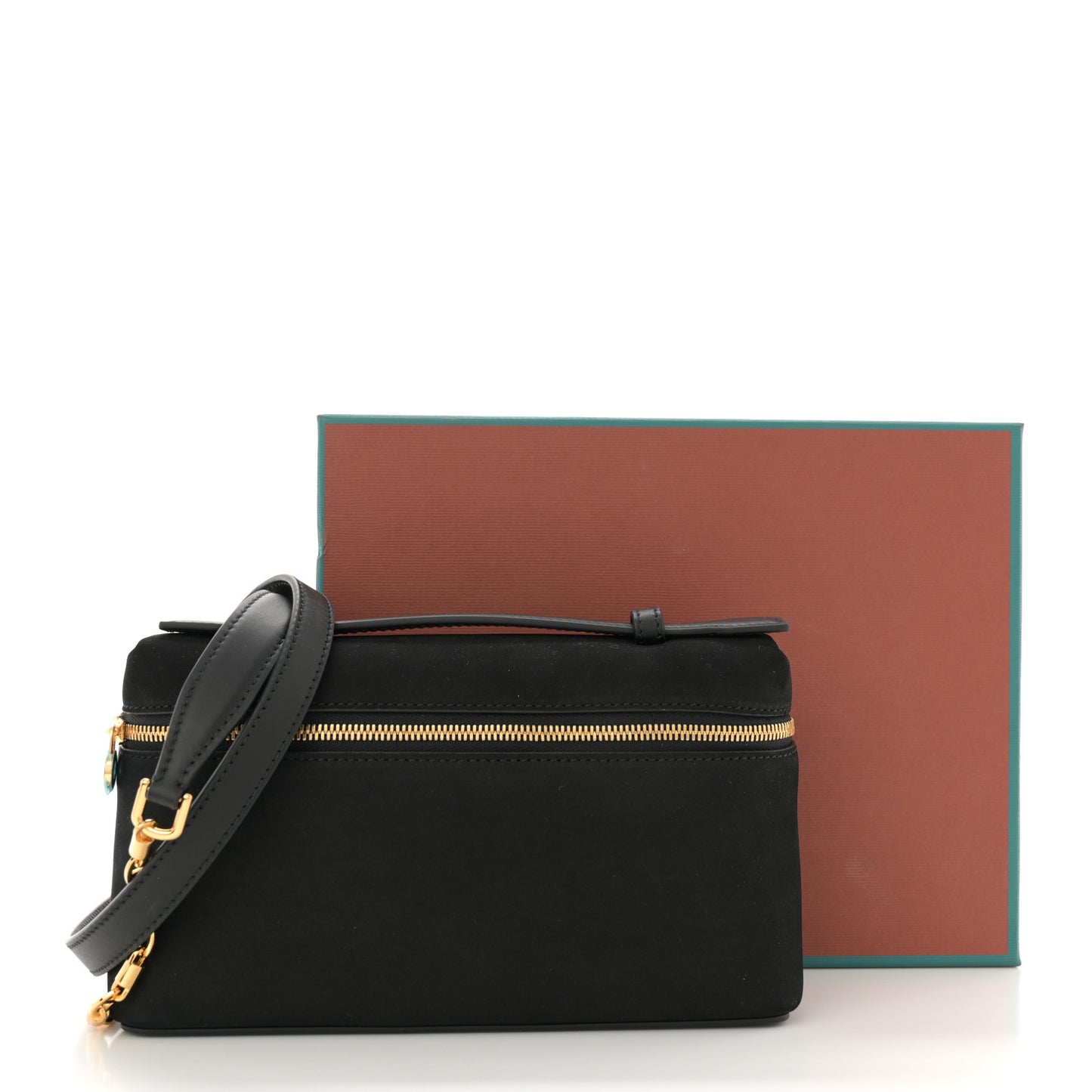 Nubuck L19 Extra Pocket Pouch Black Sun Gold