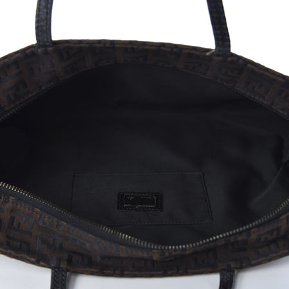 Fendi Zucchino Tote Brown 4 of 10
