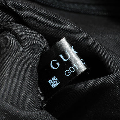 Gucci Denim Monogram Large Abbey Tote Black 9 of 9