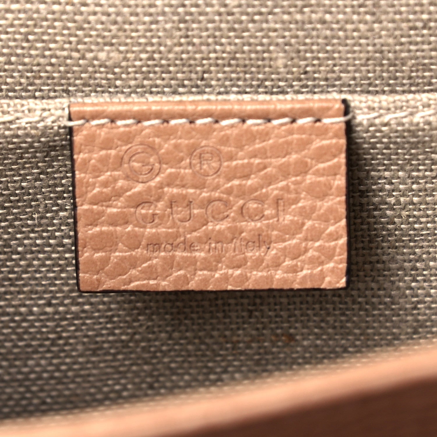 Gucci Dollar Calfskin Small Interlocking G Shoulder Bag Camelia 5 of 9
