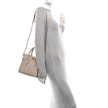 Louis Vuitton Calfskin Monogram On My Side PM Greige 2 of 9