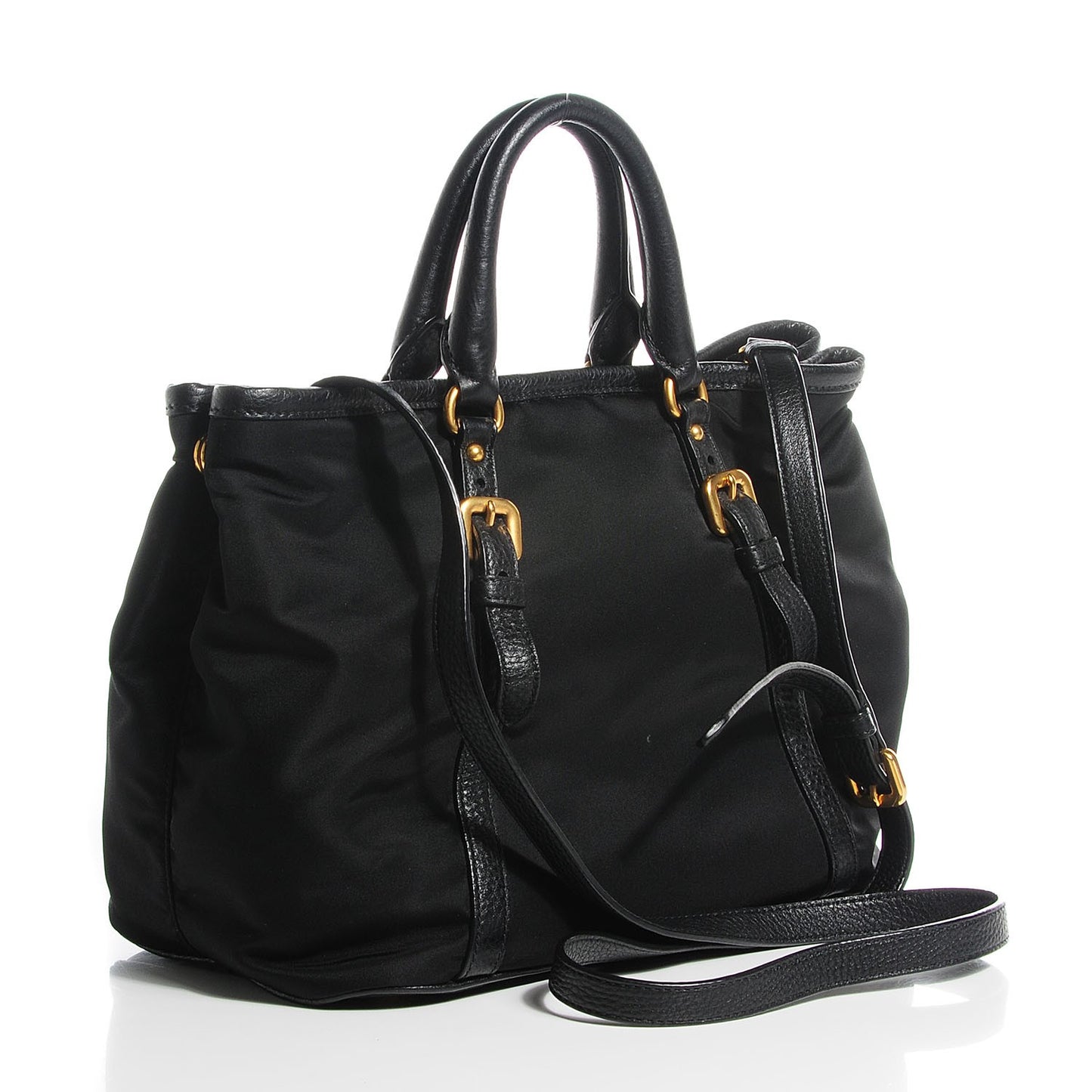 Tessuto Nylon Tote Nero Black