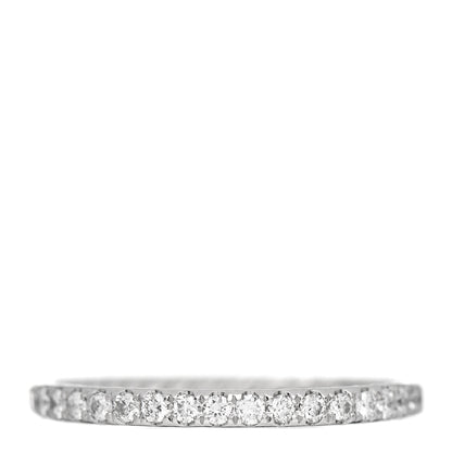 David Yurman Platinum Diamond 2mm Eden Eternity Wedding Band Ring 52 6 1 of 5