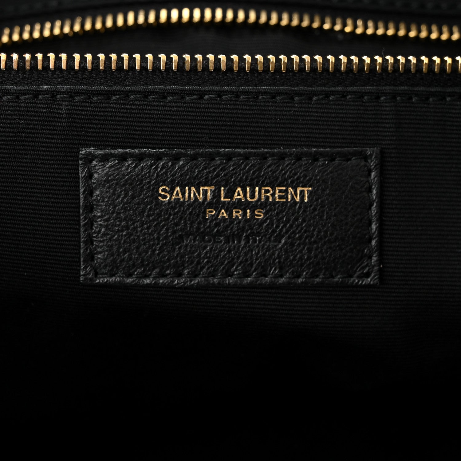 Saint Laurent Lambskin Quilted Maxi Icare Shopping Tote Black 7 of 11
