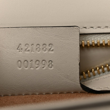 Gucci Calfskin Small Sylvie Shoulder Bag Off White 7 of 10