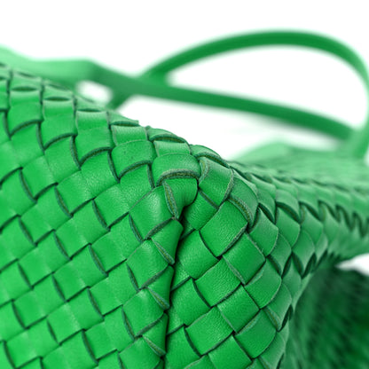 Bottega Veneta Lambskin Intreccio Medium Cabat Parakeet 11 of 12