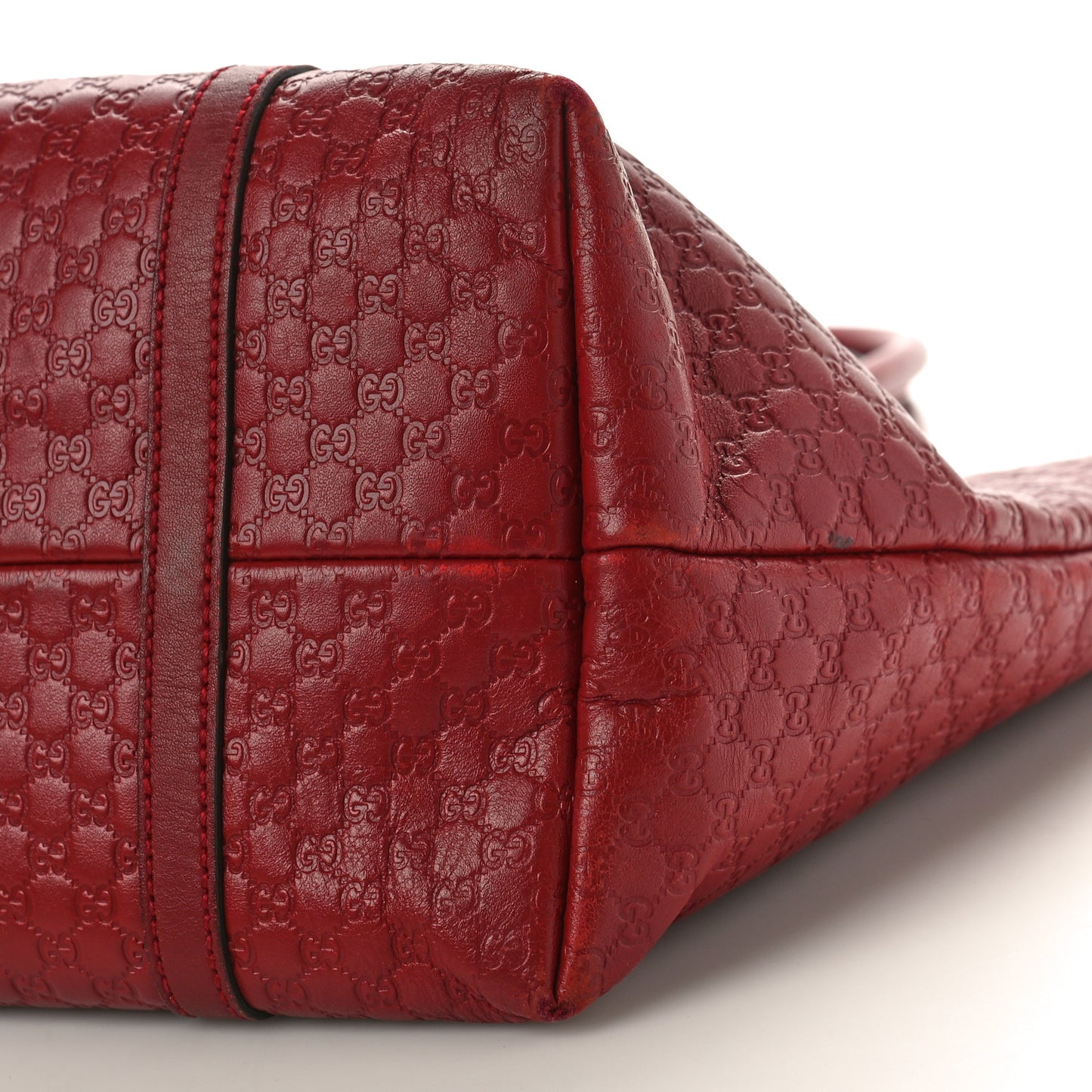 Microguccissima Medium Joy Tote Red