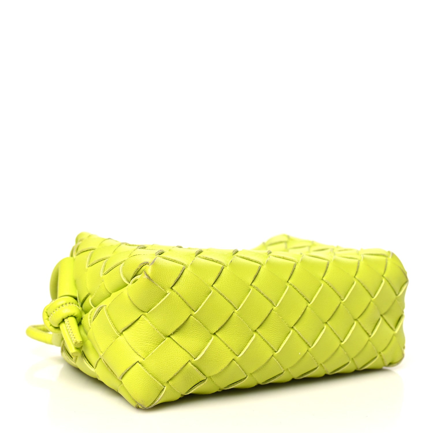 Bottega Veneta Nappa Intrecciato Mini Loop Camera Bag Acid Kiwi 4 of 10