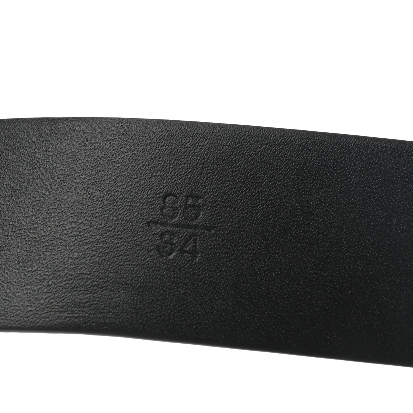 Calfskin Pearl Crystal CC Belt 85 34 Black