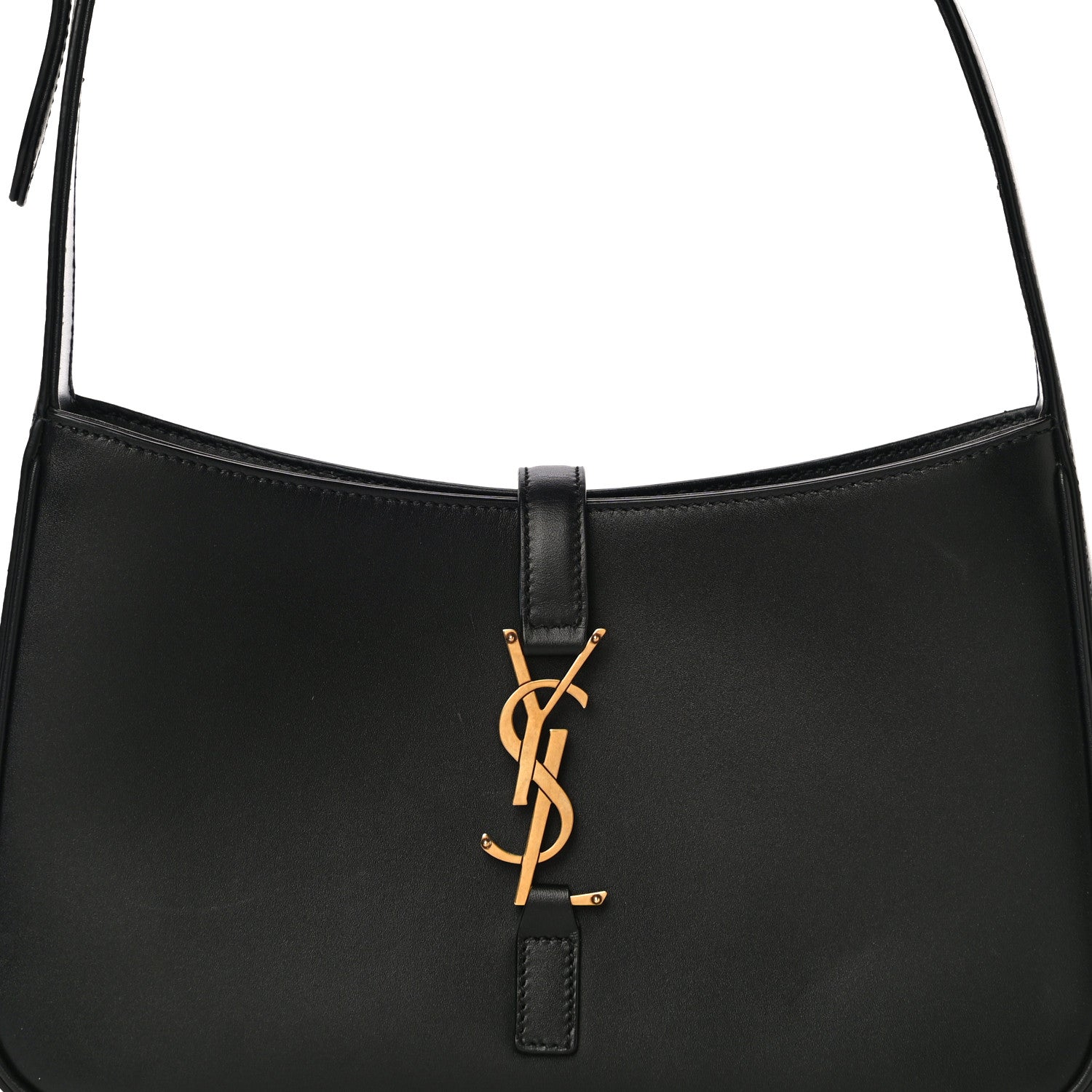 Saint Laurent Smooth Calfskin Le 5 A 7 Hobo Black 8 of 15
