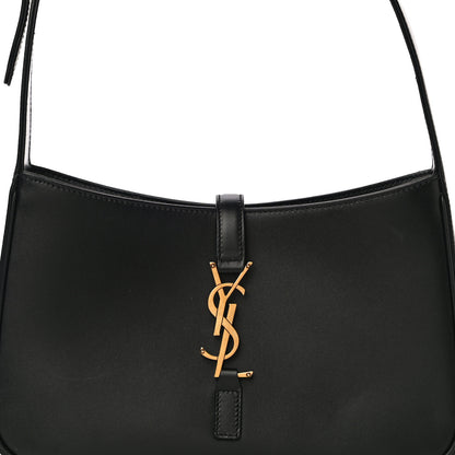 Saint Laurent Smooth Calfskin Le 5 A 7 Hobo Black 8 of 15