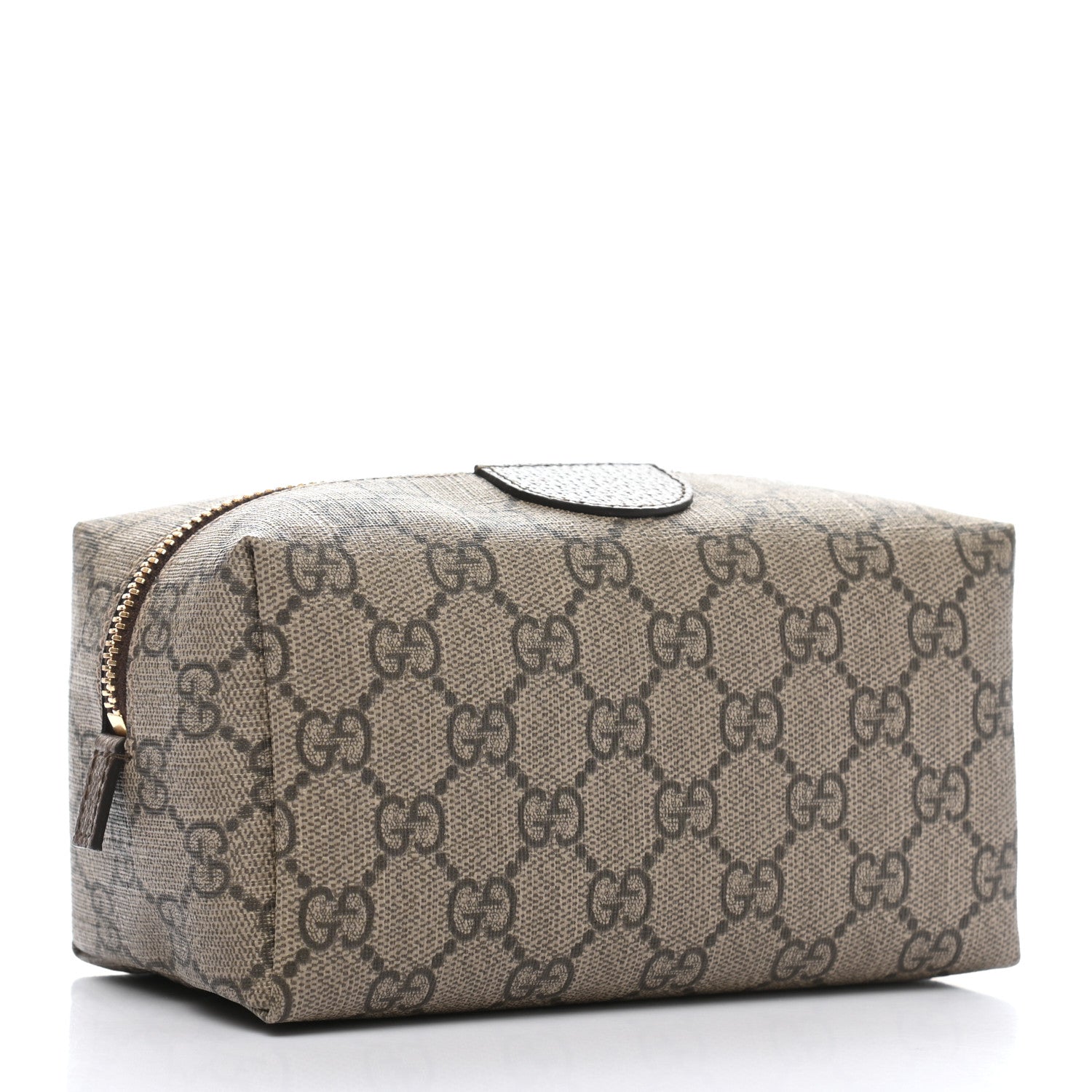 Gucci Soft GG Supreme Monogram Calfskin Medium Ophidia Cosmetic Case Beige Ebony New Acero 3 of 8