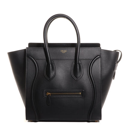 Celine Smooth Calfskin Micro Luggage Black 1 of 8