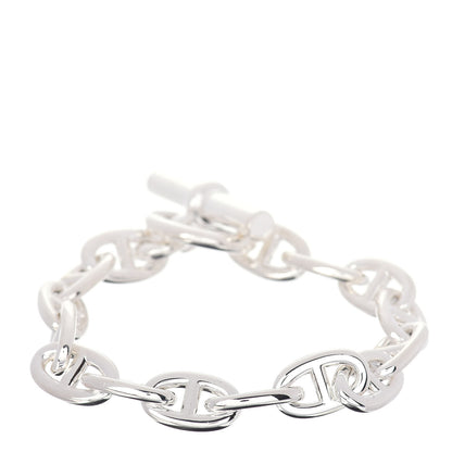 Hermes Sterling Silver MM Chaine d'Ancre Bracelet 3 of 4