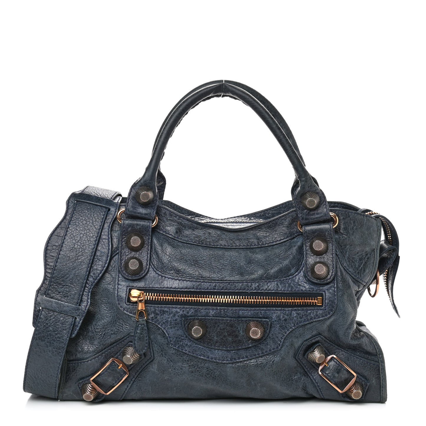 Agneau Giant 21 Rose Gold Hardware City Dark Night
