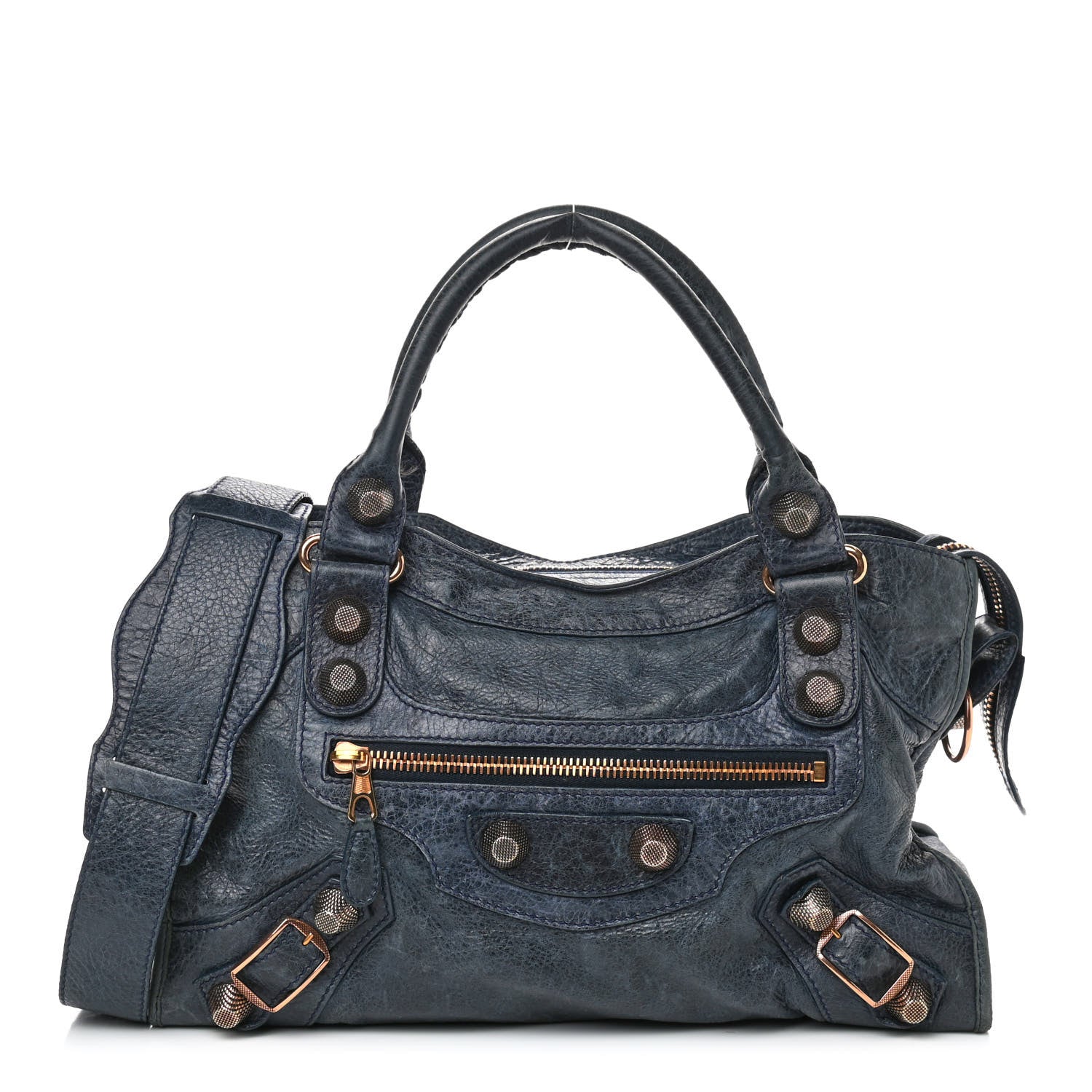 Balenciaga Agneau Giant 21 Rose Gold Hardware City Dark Night 1 of 22