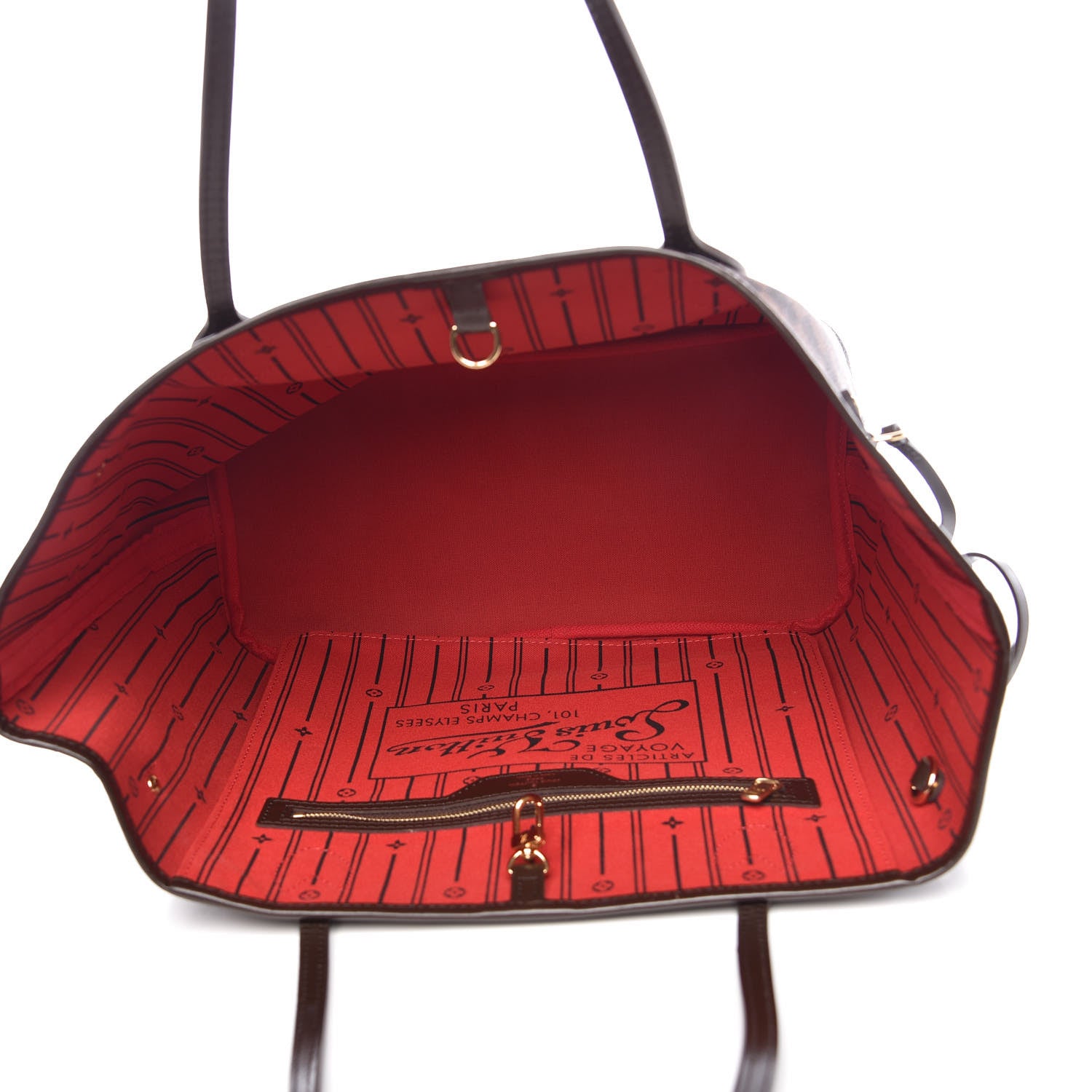 Louis Vuitton Damier Ebene Neverfull MM 4 of 10