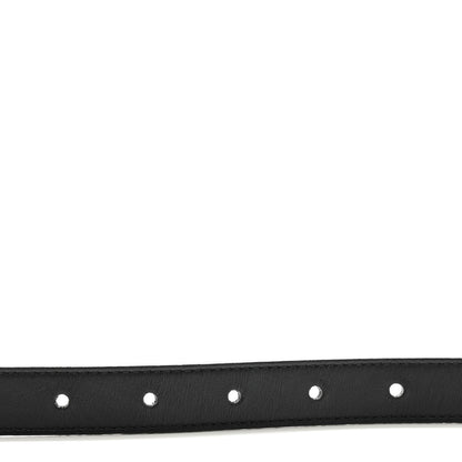 Gucci Calfskin Pearl Double G 20mm Belt 90 36 Black Cream 3 of 6