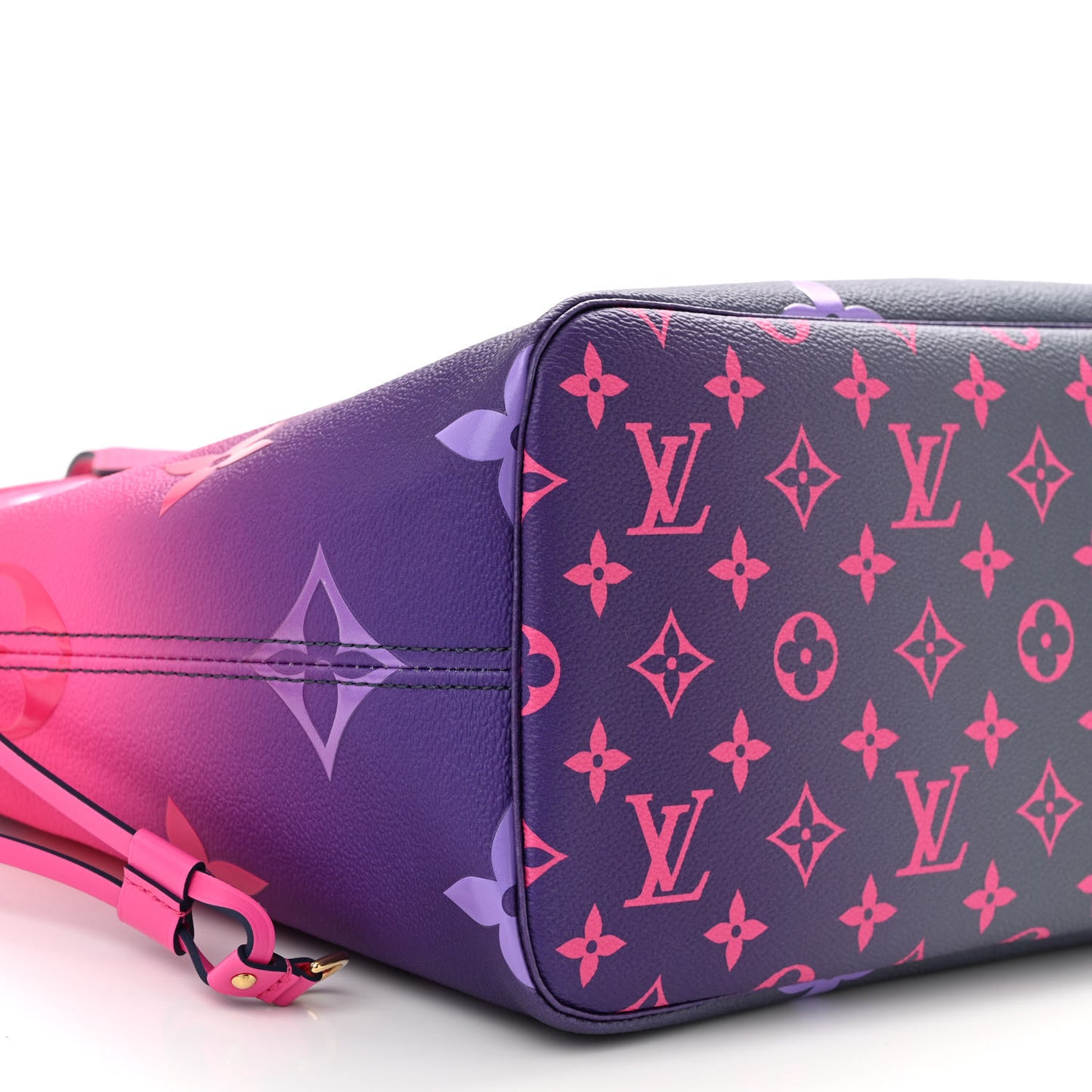 Monogram Giant Spring In The City Neverfull MM Midnight Fuchsia