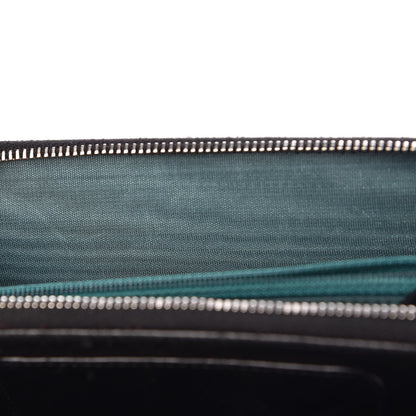 Chanel Aged Calfskin Quilted Paris New York PNY Wallet Black 13 of 15