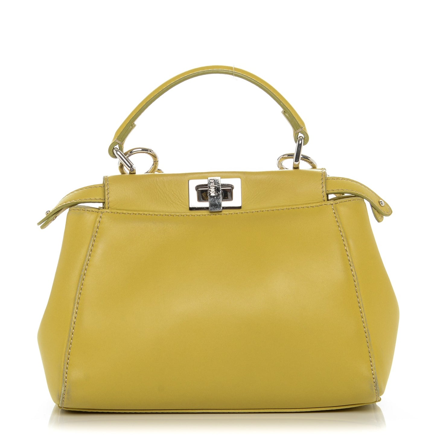 Nappa Mini Peekaboo Iconic Satchel Lime