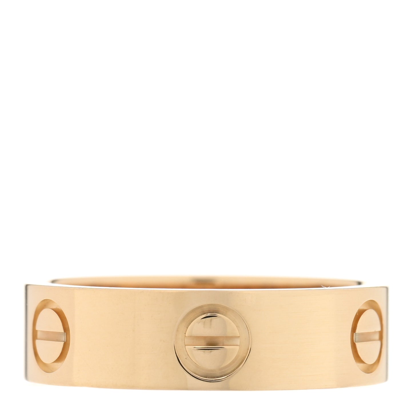 18K Yellow Gold 5.5mm LOVE Ring 55 7.25