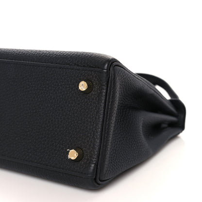 Hermes Togo Kelly Retourne 25 Black 9 of 10