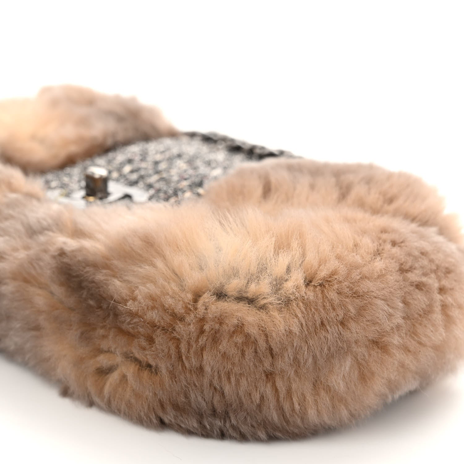 Chanel Rabbit Fur Fantasy Tweed Small Flap 9 of 9