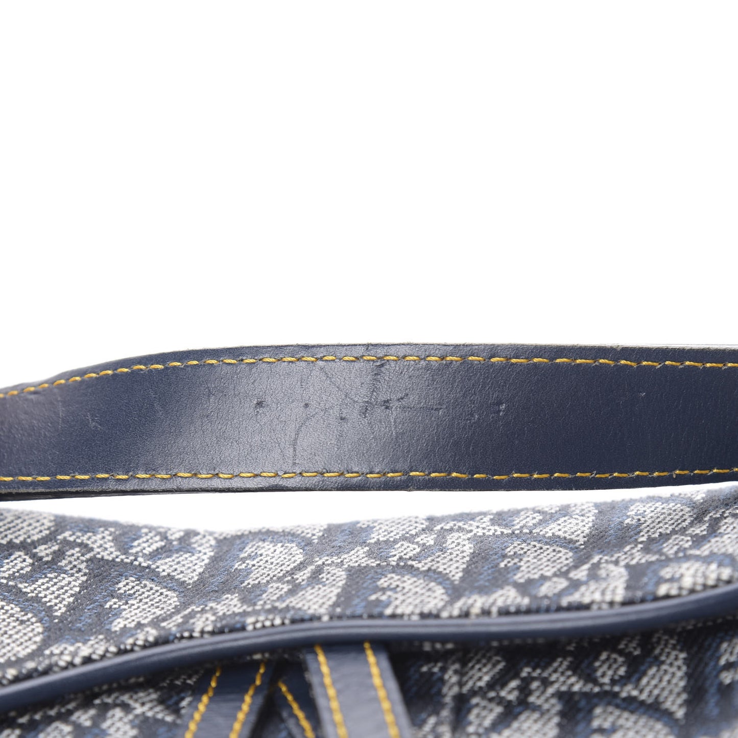 Monogram Mini Saddle Bag Blue