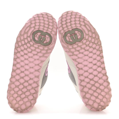 Gucci Dali Soft Calfskin Womens Mac80 Sneakers 37 Off White Grey Sky Light Rose 6 of 8