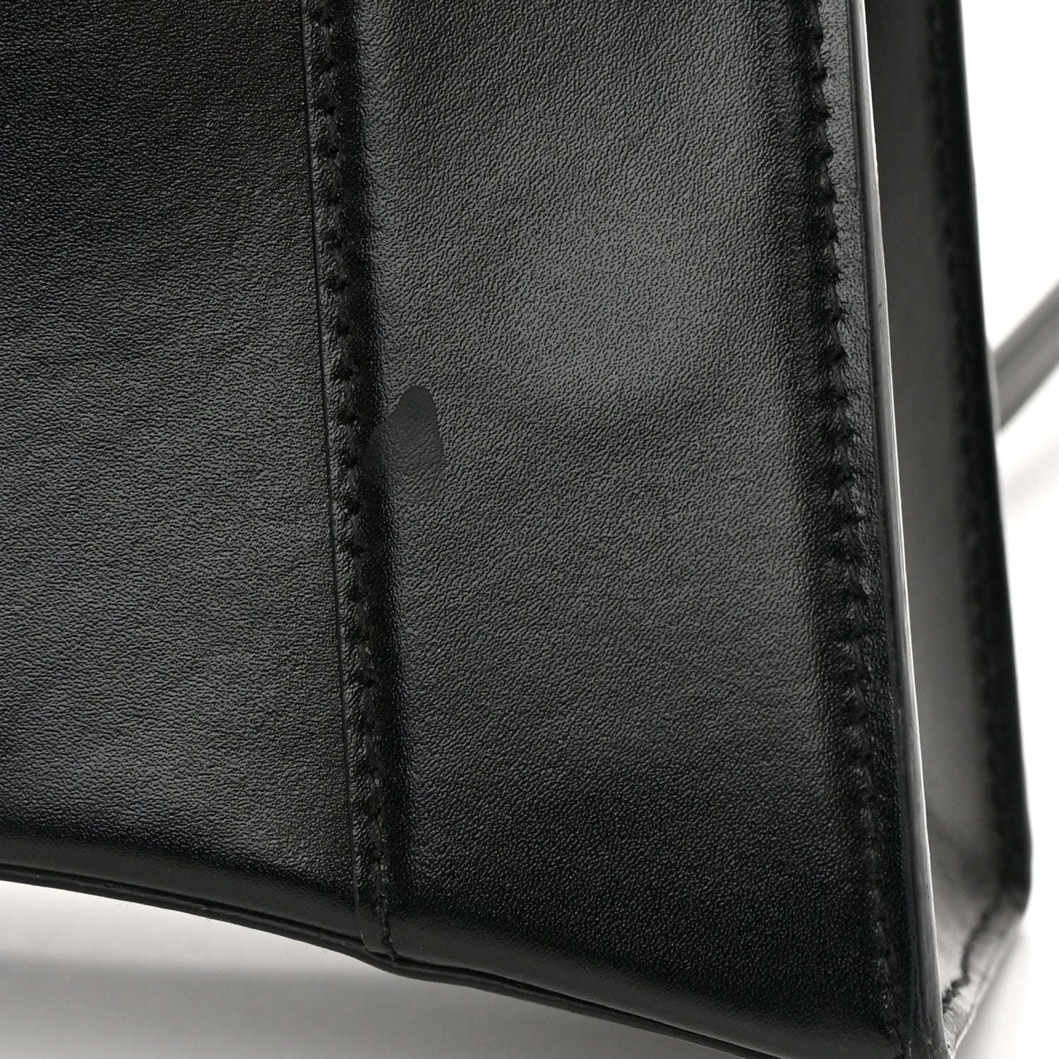 Balenciaga Shiny Box Calfskin Hourglass Top Handle Bag XS Black 14 of 21