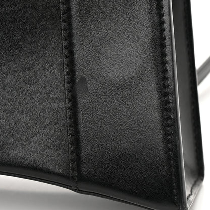 Balenciaga Shiny Box Calfskin Hourglass Top Handle Bag XS Black 14 of 21